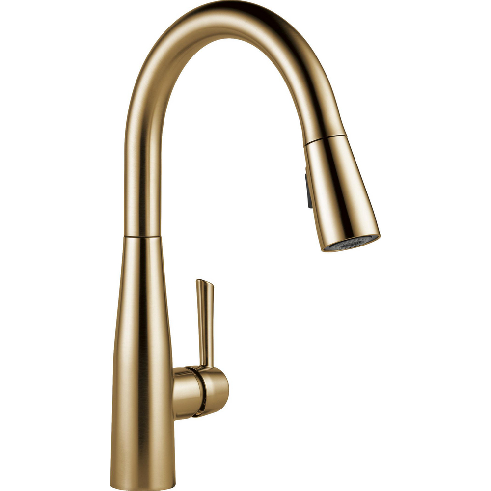 Delta 9113-CZ-DST Essa Single Handle Pull-Down Kitchen Faucet Champagne Bronze