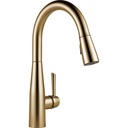 Delta 9113-CZ-DST Essa Single Handle Pull-Down Kitchen Faucet Champagne Bronze