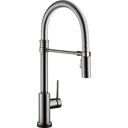 Delta 9659TL-KS-DST Trinsic Pro Pulldown Touchless Kitchen Faucet Black Stainless