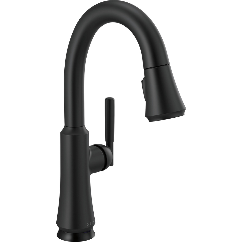 Delta 9979TL-BL-DST Coranto Pulldown Touchless Kitchen Bar Faucet Matte Black