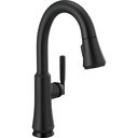 Delta 9979TL-BL-DST Coranto Pulldown Touchless Kitchen Bar Faucet Matte Black