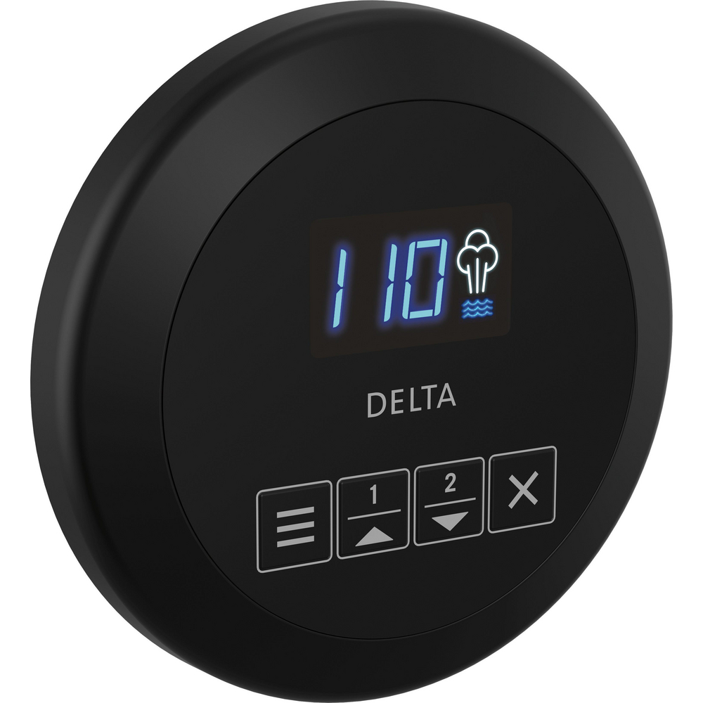 Delta EP103307BL Round Steam Control Matte Black