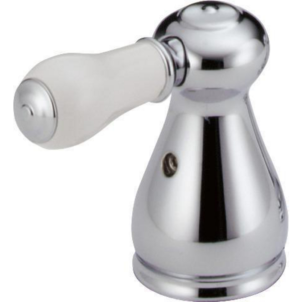 Delta H277 Leland Two Porcelain Lever Handle Kit Chrome