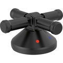 Delta H575BL Broderick 3-Hole Roman Tub Hand Shower Handle Matte Black