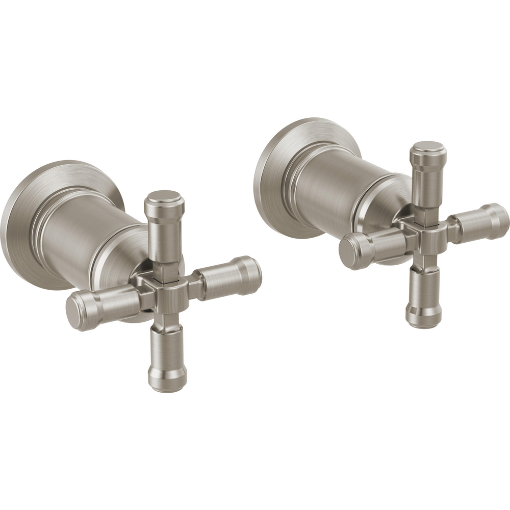 Delta H586SS-PR Broderick Wall Mount Bathroom Faucet Cross Handle Kit