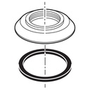 Delta RP64264SS Lahara Handle Base And Gasket Stainless Steel