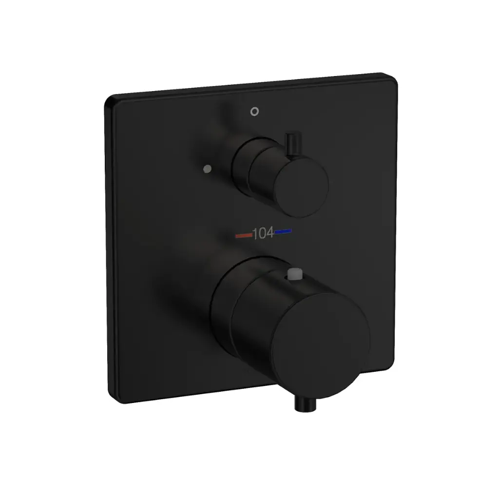 TOTO TBV02403U#MBL Thermostatic Mixing Valve with Volume Control Trim Matte Black