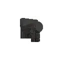 TOTO TBW02013U#MBL Square Wall Outlet Matte Black