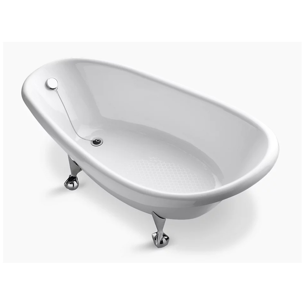 Kohler 100-0 Birthday Bath 72" x 37-1/2" Freestanding Bath White