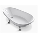Kohler 100-0 Birthday Bath 72" x 37-1/2" Freestanding Bath White