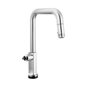 Brizo 64007LF-PCLHP-L Kintsu Smart Touch Square Pull-Down Faucet Less Handle Polished Chrome