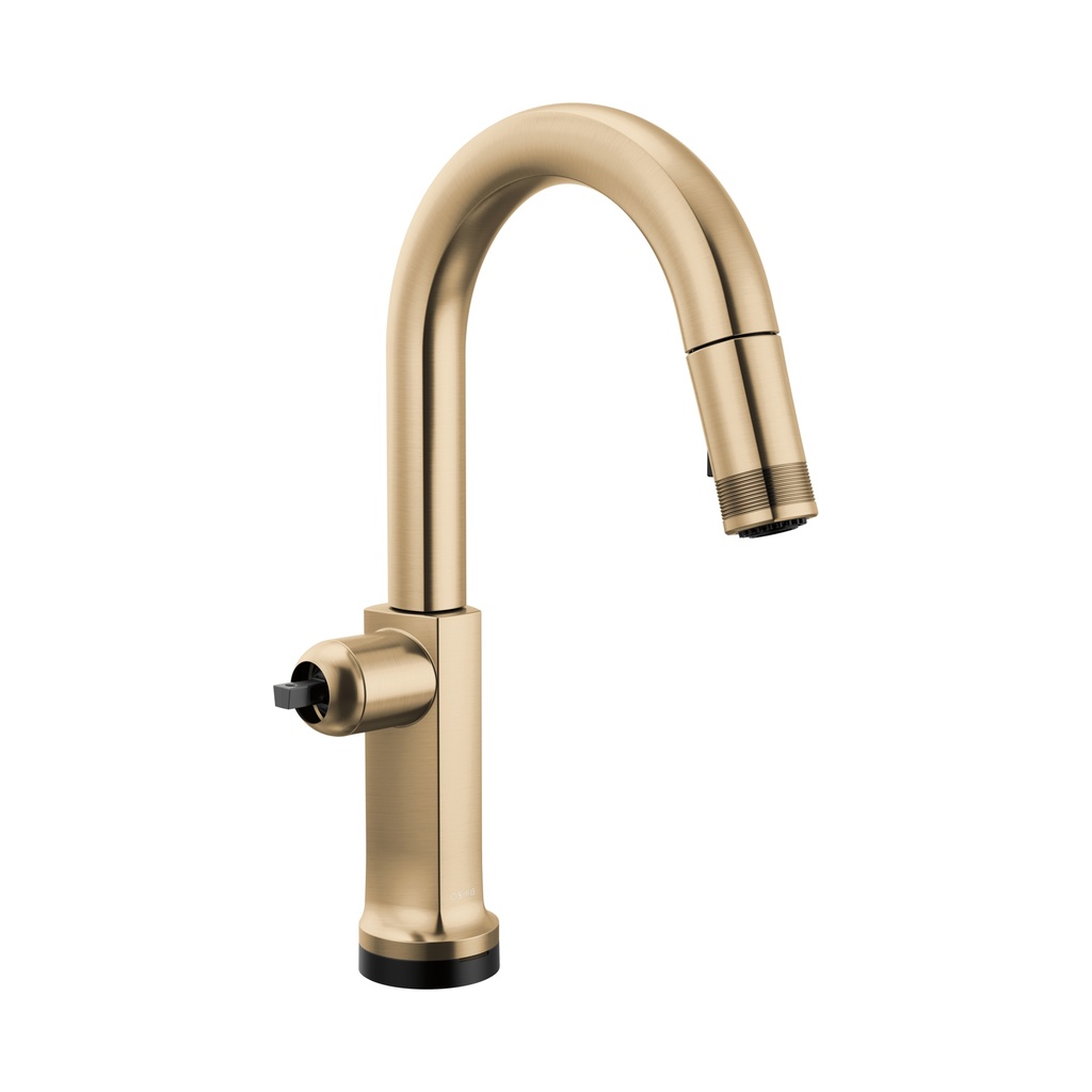 Brizo 64906LF-GLLHP-L Kintsu SmartTouch Pull-Down Prep Faucet Less Handle Luxe Gold