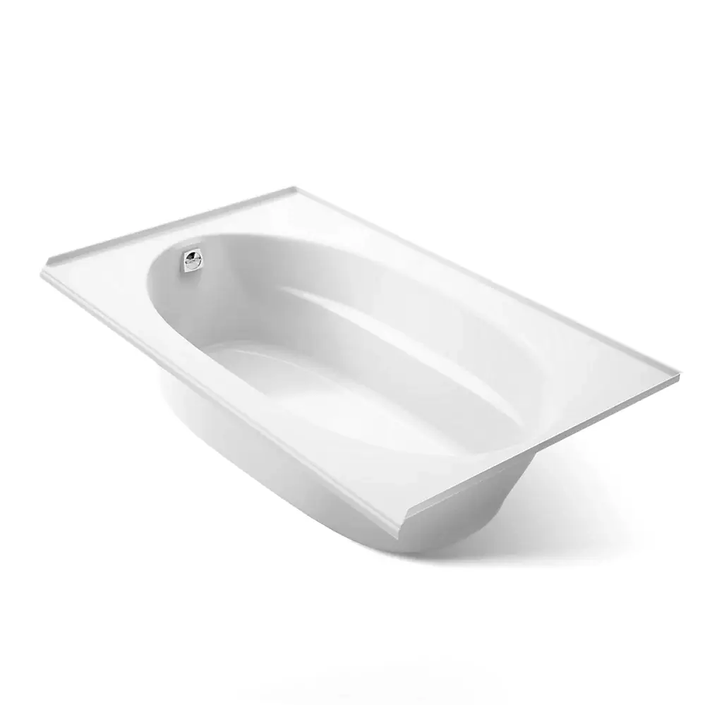 Kohler 1115-L-0 Windward 72" x 42" Alcove Bath Left Drain White