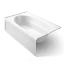 Kohler 1115-LA-0 Windward 72" x 42" Alcove Bath Left Drain White