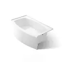 Kohler 1118-RA-0 Expanse 60" x 30" Alcove Bath Right Drain White