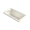 Kohler 1121-L-96 Underscore 60" x 30" Alcove Bath Left Drain Biscuit