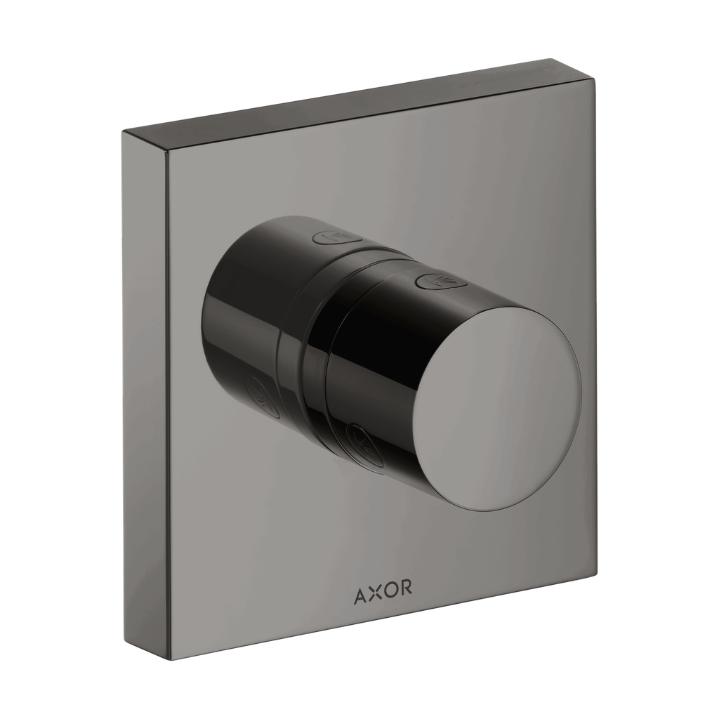 Hansgrohe 10932331 Axor ShowerSolutions Diverter Trim 5" X 5" Polished Black Chrome