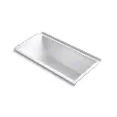 Kohler 1121-R-0 Underscore 60" x 30" Alcove Bath Right Drain White