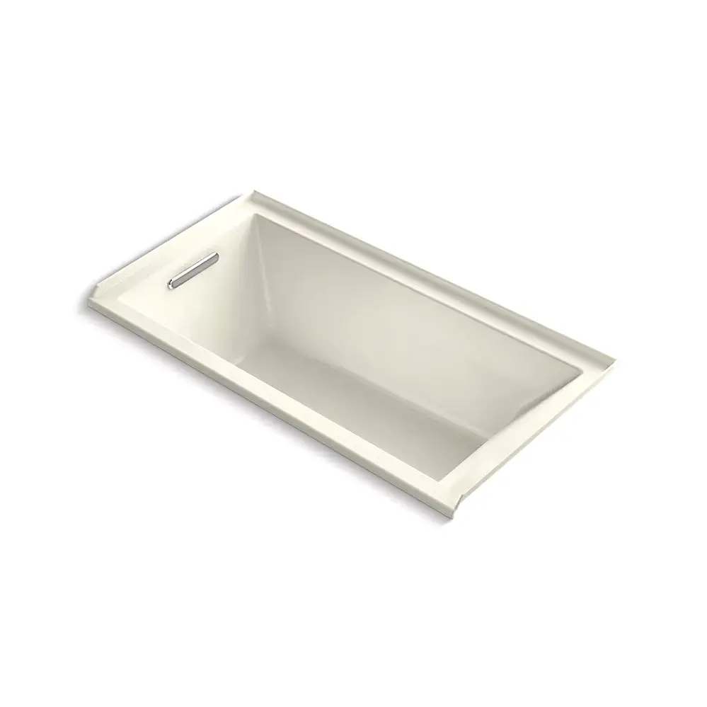 Kohler 1121-R-96 Underscore 60" x 30" Alcove Bath Right Drain Biscuit