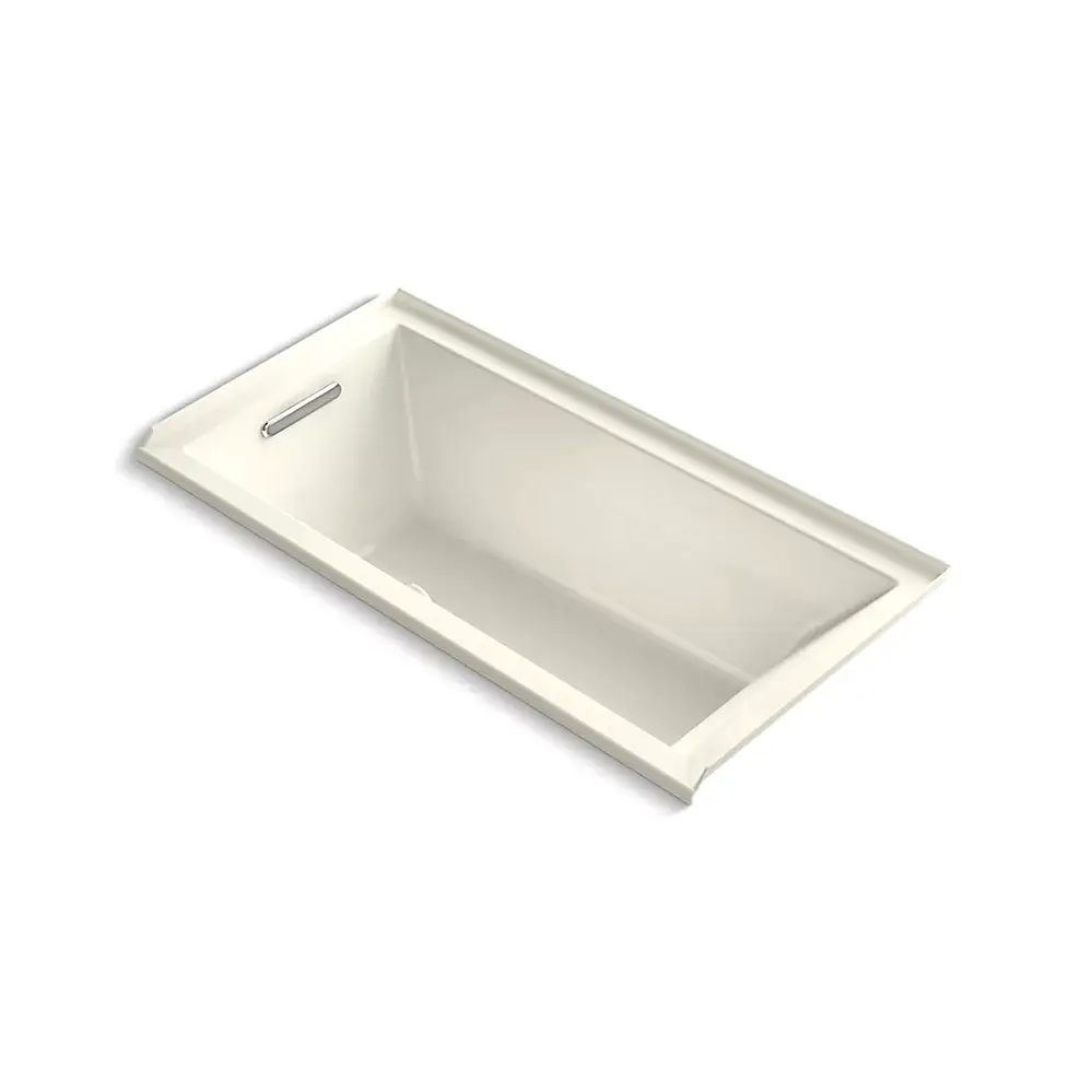 Kohler 1121-RW-96 Underscore 60" x 30" Alcove Bath With Heated Surface Right Drain Biscuit