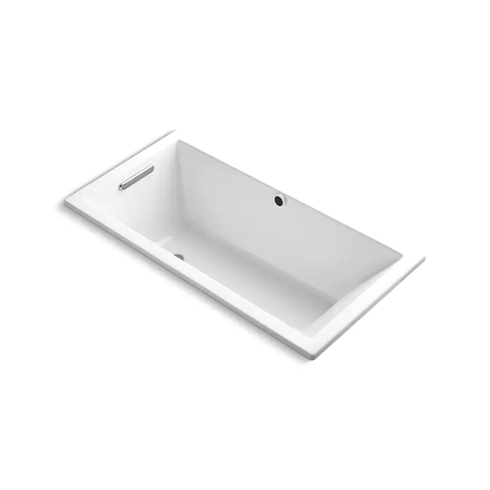Kohler 1121-W1-0 Underscore 60" x 30" Drop-in Bath With Heated Surface White