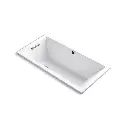 Kohler 1121-W1-0 Underscore 60" x 30" Drop-in Bath With Heated Surface White