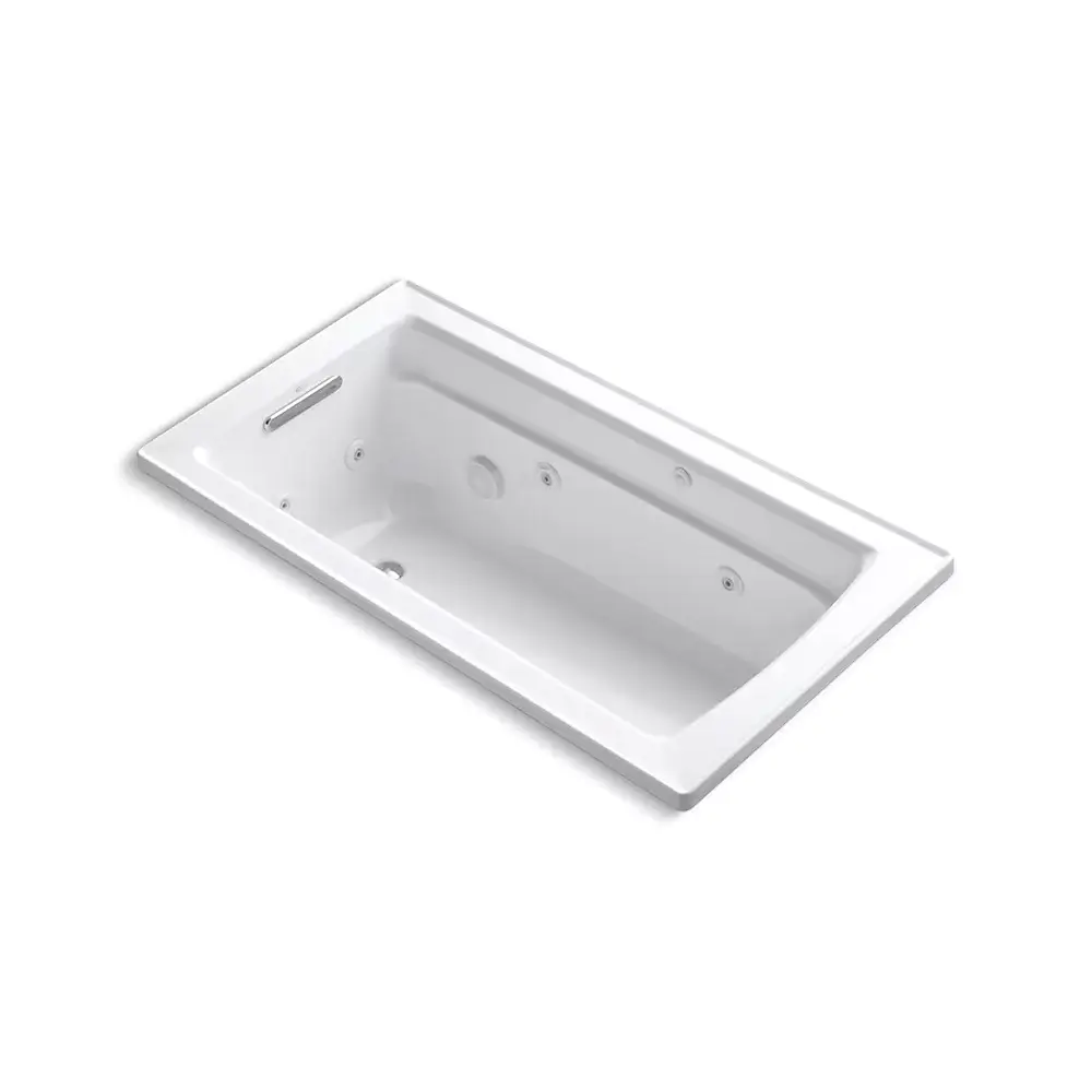 Kohler 1122-0 Archer 60" x 32" Drop-in Whirlpool Bath White