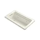 Kohler 1122-96 Archer 60" x 32" Drop-in Whirlpool Bath Biscuit