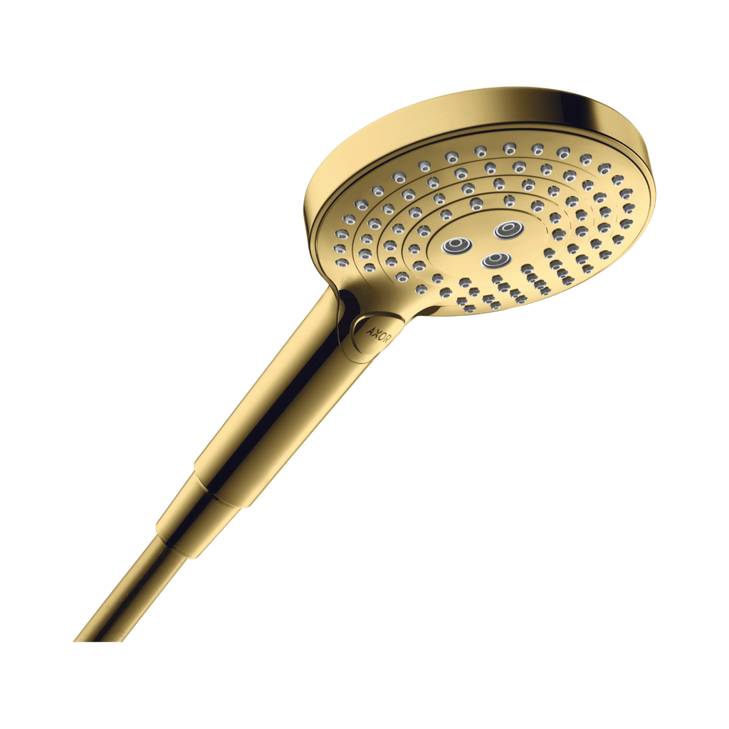 Hansgrohe 26053991 Axor Handshower 120 3-Jet Polished Gold Optic