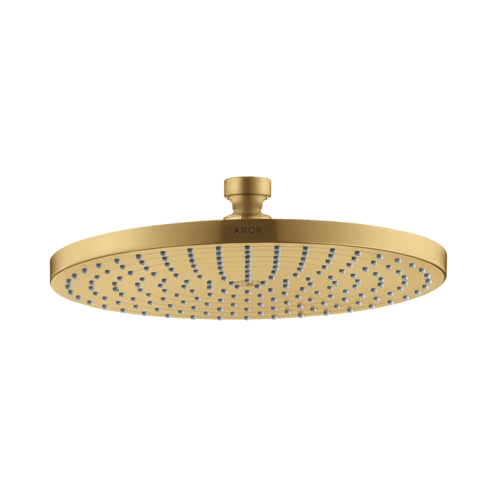 Hansgrohe 26071251 Axor Starck Showerhead 240 1-Jet Brushed Gold Optic
