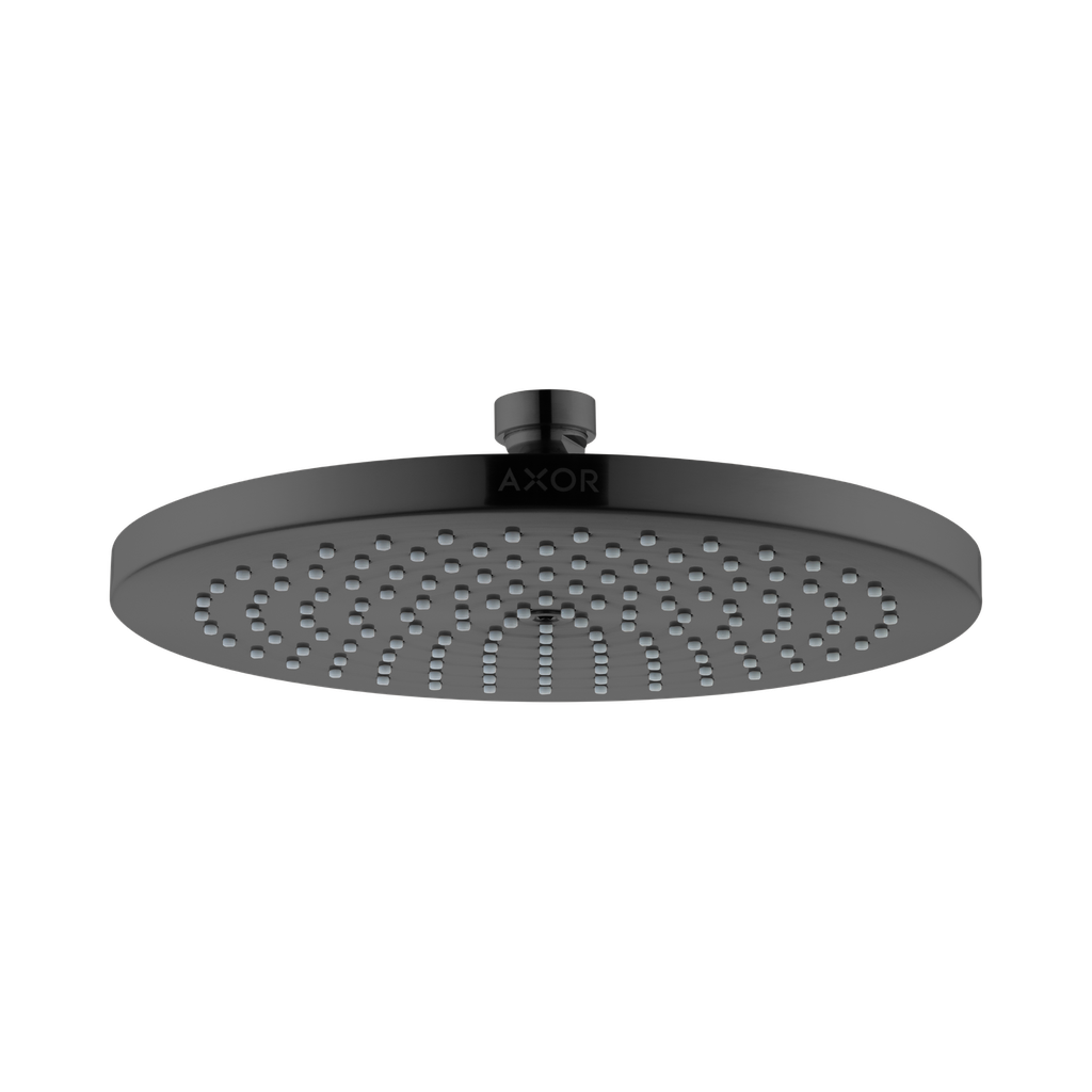 Hansgrohe 26071331 Axor Starck Showerhead 240 1-Jet Polished Black Chrome