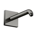 Hansgrohe 26430331 Axor Showerarm 9" Square Polished Black Chrome