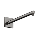 Hansgrohe 26436331 Axor Showerarm Square 15" Polished Black Chrome