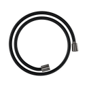Hansgrohe 28227340 Axor Textile Hose With Cylindircal And Conical Nut 49" Brushed Black Chrome