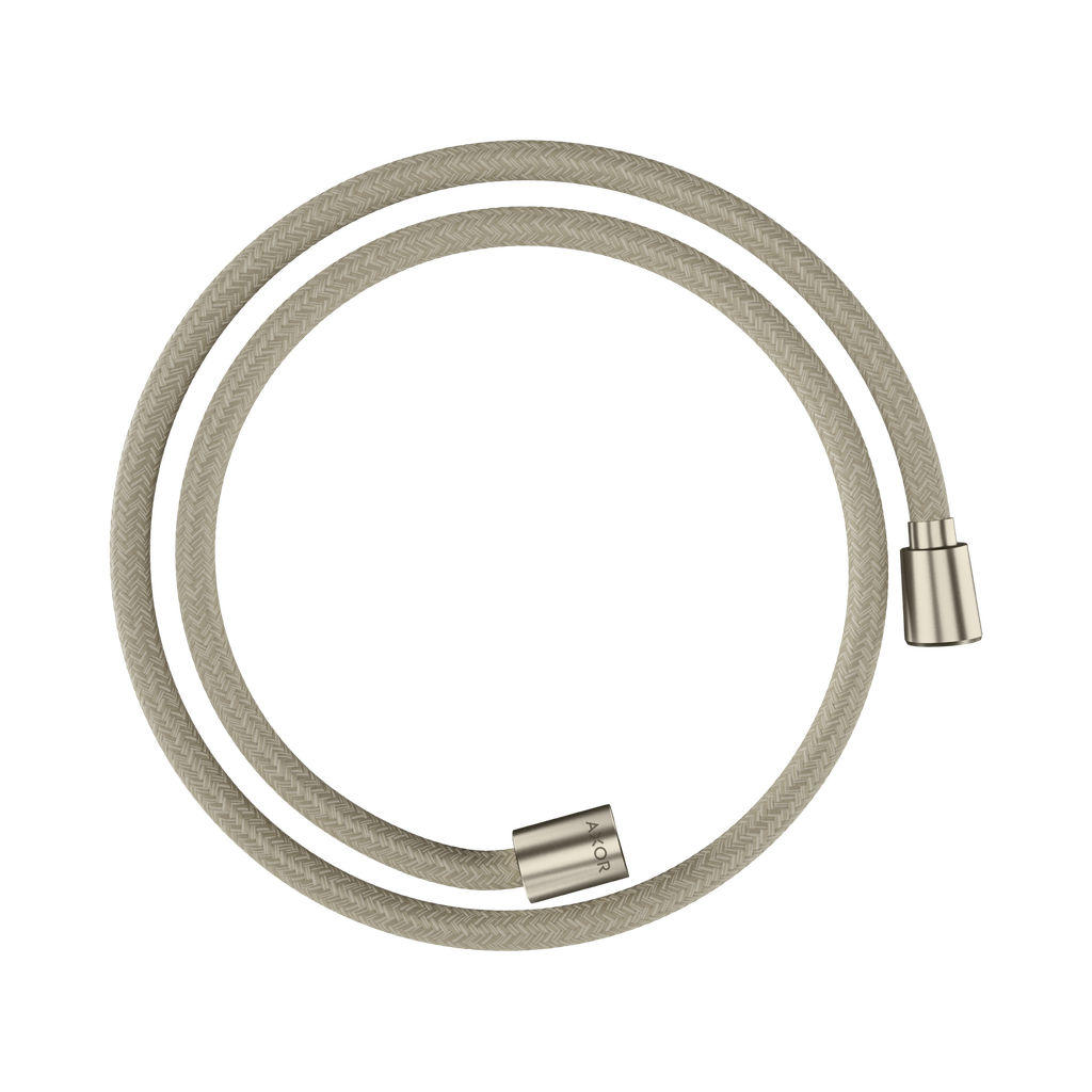 Hansgrohe 28227820 Axor Textile Hose With Cylindircal And Conical Nut 49" Brushed Nickel