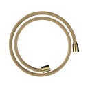Hansgrohe 28227990 Axor Textile Hose With Cylindircal And Conical Nut 49" Polished Gold Optic