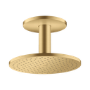 Hansgrohe 35297251 Axor Showerhead 250 2-Jet with Ceiling Connection Brushed Gold Optic