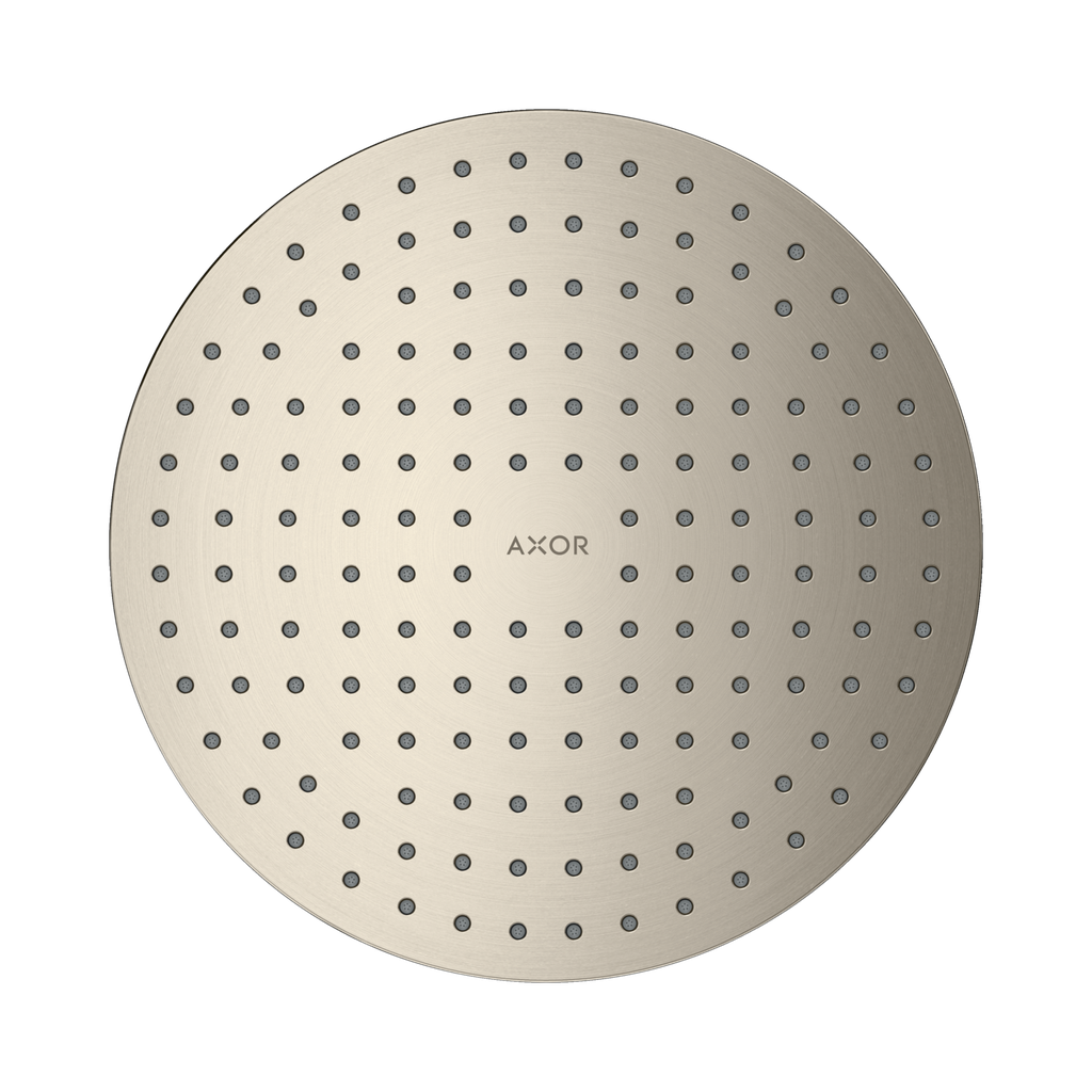 Hansgrohe 35298821 Axor Ceiling Mount Showerhead 250 2-Jet Brushed Nickel