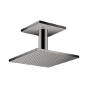 Hansgrohe 35312331 Axor Showerhead 250 Square 2-Jet with Ceiling Connection Polished Black Chrome