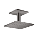 Hansgrohe 35312341 Axor Showerhead 250 Square 2-Jet with Ceiling Connection Brushed Black Chrome