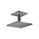 Hansgrohe 35319341 Axor Showerhead 250 Square 2-Jet with Ceiling Connection Brushed Black Chrome