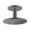 Hansgrohe 35365341 Axor Showerhead 250 2-Jet with Ceiling Connection Brushed Black Chrome