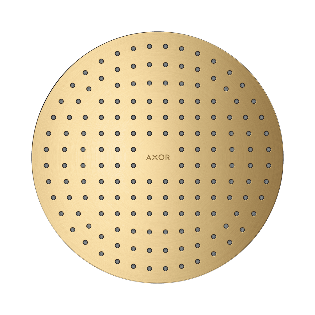 Hansgrohe 35366251 Axor Ceiling Mount Showerhead 250 2-Jet Brushed Gold Optic
