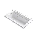 Kohler 1122-H-0 Archer 60" x 32" Drop-in Whirlpool Bath With Heater White