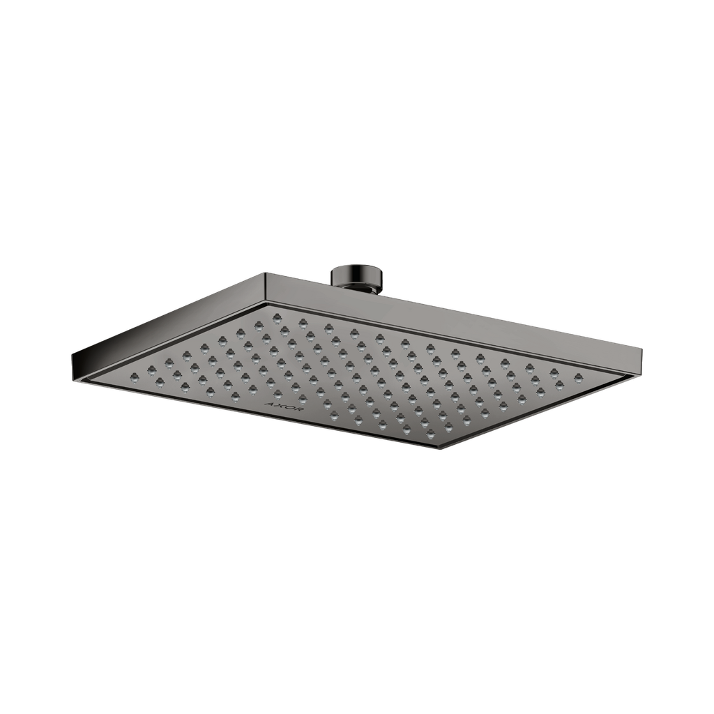 Hansgrohe 35371331 Axor Showerhead Square 245/185 1-Jet Polished Black Chrome