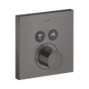 Hansgrohe 36715341 Axor ShowerSelect Thermostatic Square Trim Brushed Black Chrome