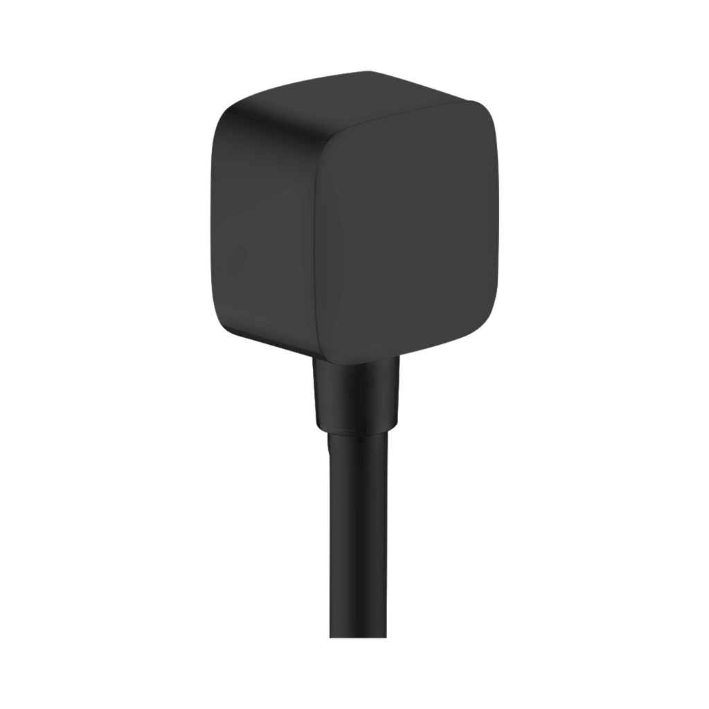 Hansgrohe 36731671 Axor Wall Outlet Softcube With Check Valves Matte Black