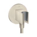 Hansgrohe 36733821 Axor Wall Outlet Round Handshower Holder Brushed Nickel