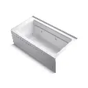 Kohler 1122-HR-0 Archer 60" x 32" Alcove Heated Whirlpool Bath Right Drain White