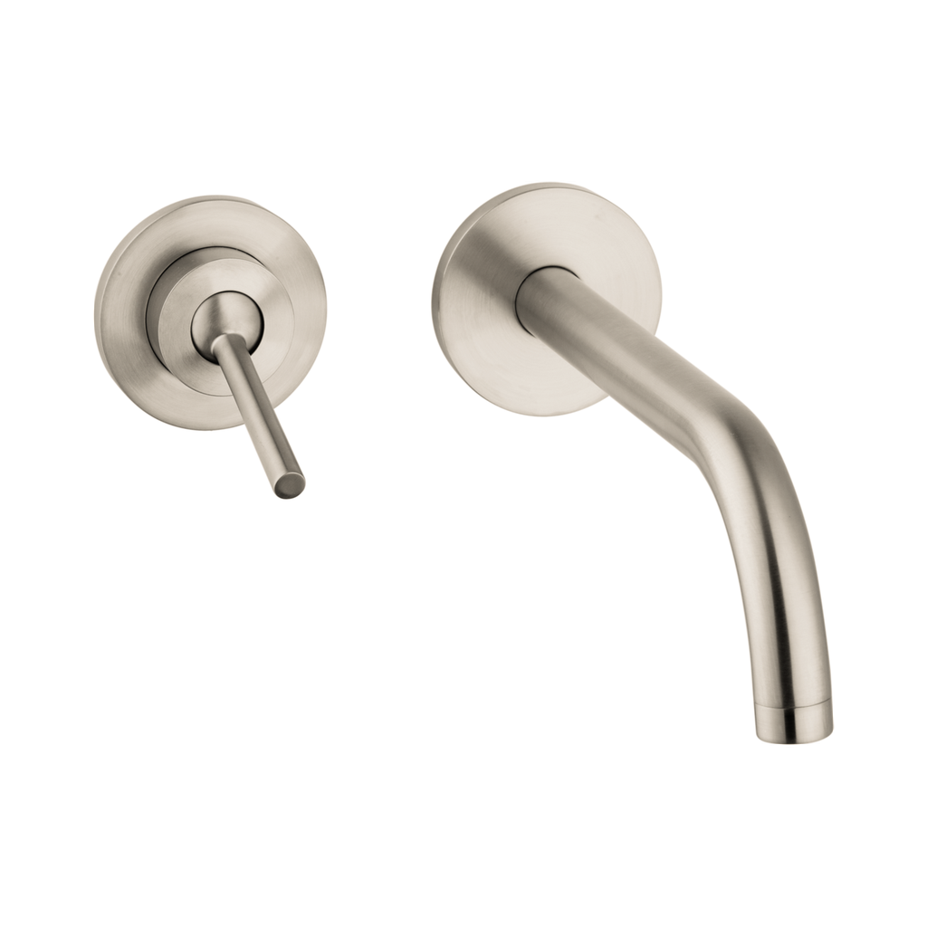 Hansgrohe 38118821 Axor Uno Wall Mounted Single Handle Faucet Trim Brushed Nickel